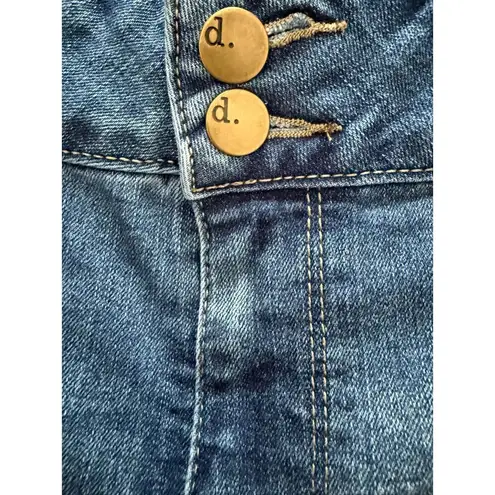 D. Jeans  Women's Denim Jeans Size 8 Medium Blue Cropped Tapered Cotton Ankle