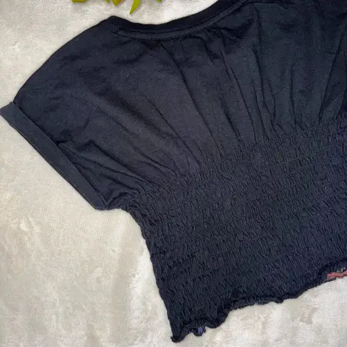 Urban Outfitters Skeleton Cropped Graphic Tee