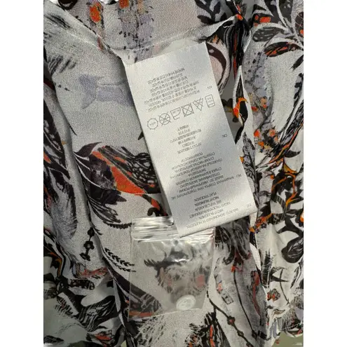 IRO New Voodoo Multicolor Long Sleeve Viscose Blouse Size 38