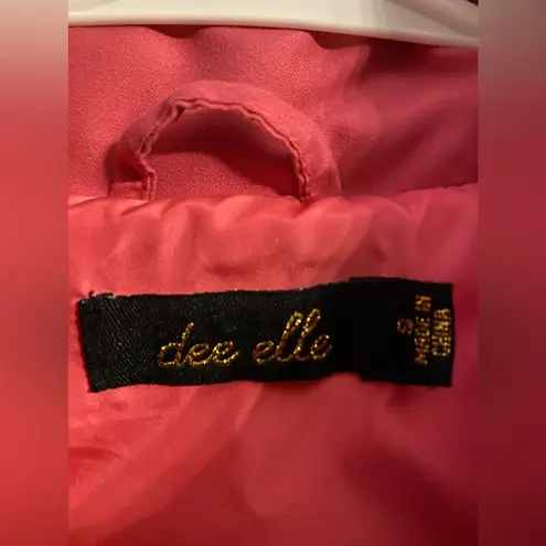 Dee Elle  hot pink quilted‎ puffer vest