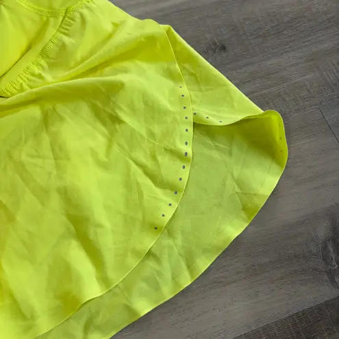 Lululemon  Fast and Free High-Rise Short 3" Electric Lemon Women Size 8