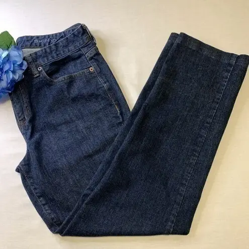 Madison Women Skinny Trendy Dark Wash High Rise Denim Staple Jeans Pants Sz 10 # Blue