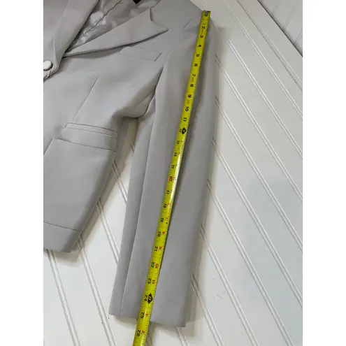 Emporio Armani NWT Gray Single Breasted Blazer Corpcore Office Corporate 12