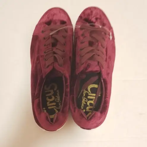 Circus by Sam Edelman Sam Edelman Shoes Sneakers Cranberry Velvet Shoe 8.5