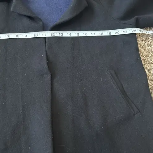 Anthropologie Moth Carey Blazer Cardigan Jacket Sz L Black Size L