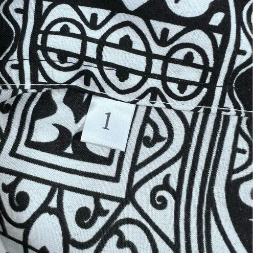 Evil Eye Black & White Gingham Plaid Long Shirt Dress Size undefined