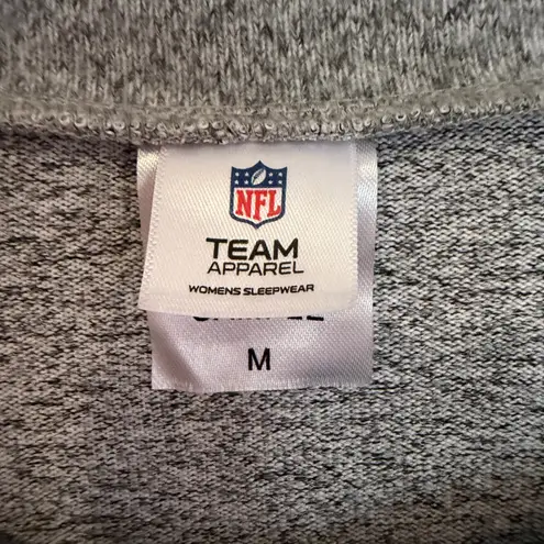 NFL Team Apparel NFL Buffalo Bills Cropped Fleece Pajama Top Women's Medium Gray Casual Football