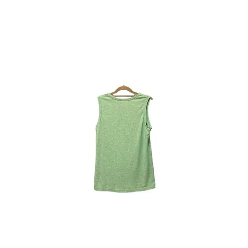 Light Green Loose Fit Tank Top Size M Sleeveless Casual Size M