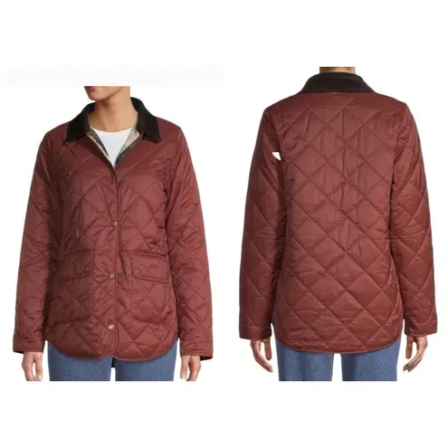 Barbour NWT Pilton Quilted Jacket In Chestnut (US/14)