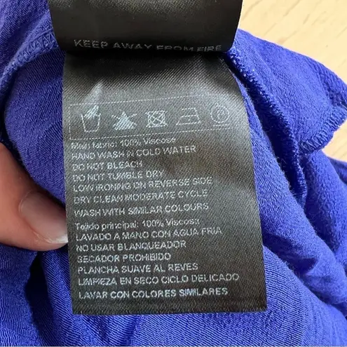 Ba&sh  Blue Faux Wrap Cropped Wide Leg Combinaison Flata Jumpsuit