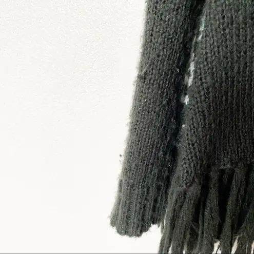 Wooden Ships Nola Fringe Cardigan Green Size Small