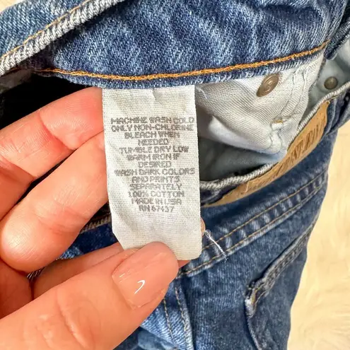 North Crest Jean Co Vintage 90s Mom Jeans Tapered Leg Blue