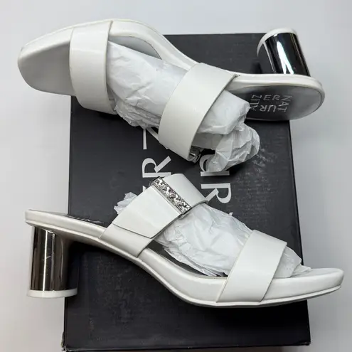 Naturalizer Women's Ida 2 Square Open Toe Slide Dress Sandals- Size 8