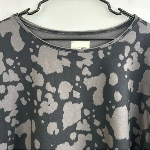 Rachel Hollis Black/Grey Made for More Acid/Stonewash Crewneck Sweatshirt Medium Black