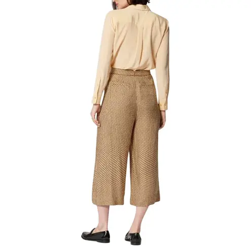 Equipment ALLETTE SILK TROUSER IN BUFF MULTI, Size 0, New with Tag MSRP $350