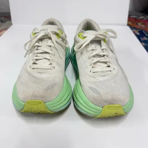Hoka One One Bondi 8 - Blanc De Blanc - Sunlit Ocean Blue Green Women's Size 7