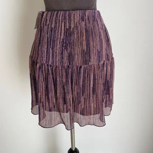 City Studio sz M metallic purple Y2K skirt NWT Size M