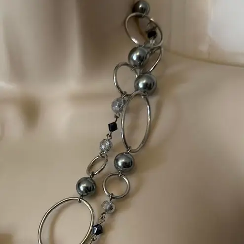 Lia Sophia Vintage Metal/Beaded Long Necklace