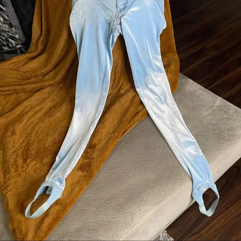 Opening Ceremony Y/PROJECT  Stirrup Short Jeans In Ice Blue EUC $790