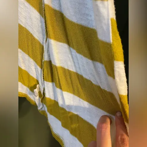 Francesca's Francesca’s mustard striped cardigan