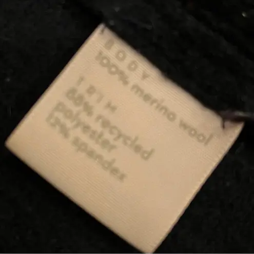 Nau Wool Jacket Navy Contrast Wool Design Size Small Blue