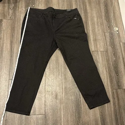 Dress Barn Women’s  Black cheetah print Jeans (NWT)