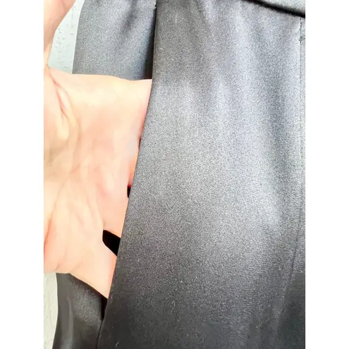 Emporio Armani Ready-To-Wear Silk Balloon Shorts Black Womens Size IT 40 / US 4