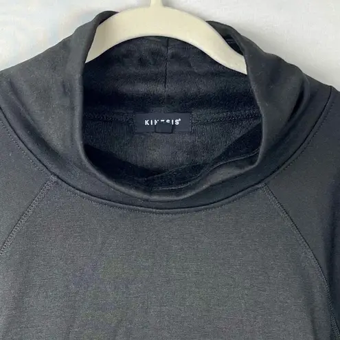 Kinesis Black Turtleneck Front Pocket Thumb Hole Wrist Soft Inside Lining 2X - Image 2