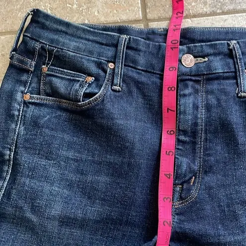 MOTHER The Looker Ankle Step Fray Bombay Lost And Found Blue Size 27