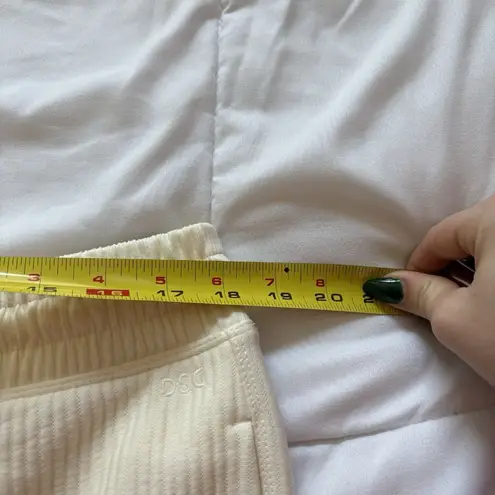 NWT DSG Womens Size XL Pants Cream High Rise Woven Everyday Jogger Pant White