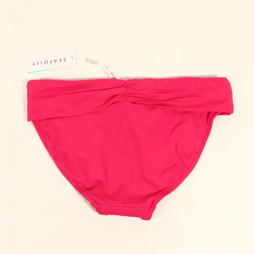 Seafolly NWT Persian Pink “V” Band Retro Pant Bikini Bottom Size 6