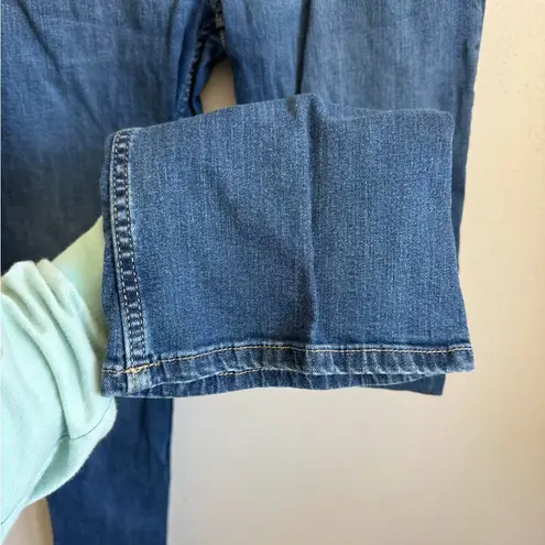 Wrangler  Mid Rise Mid Wash Blue Denim Bootcut Jeans Womens 7 x 36 Casual Stretch