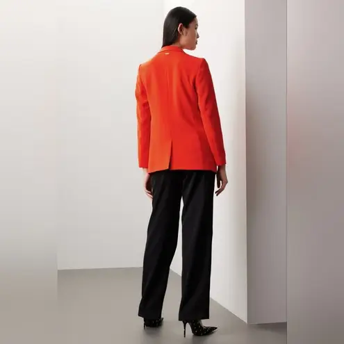 RTR Hugo BOSS Jocaluah Blazer sz8 solid orange work career Size 8