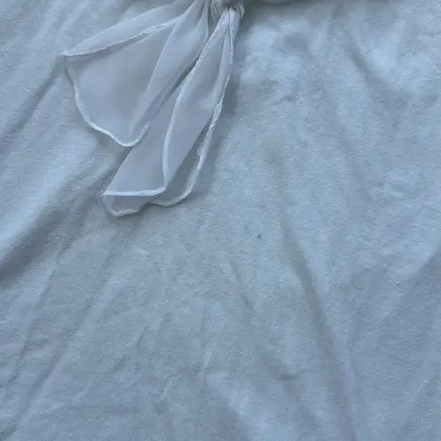 Vintage Landon West Long Sleeve Sailor Top White Large