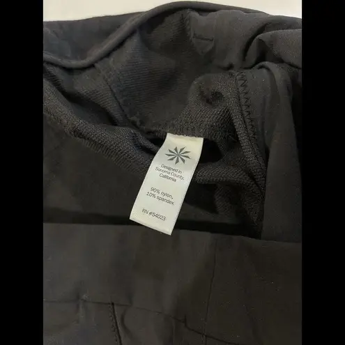 Athleta  Wander Skinny Pant Ankle Zip Black 10 Utility Athleisure Gorpcore City