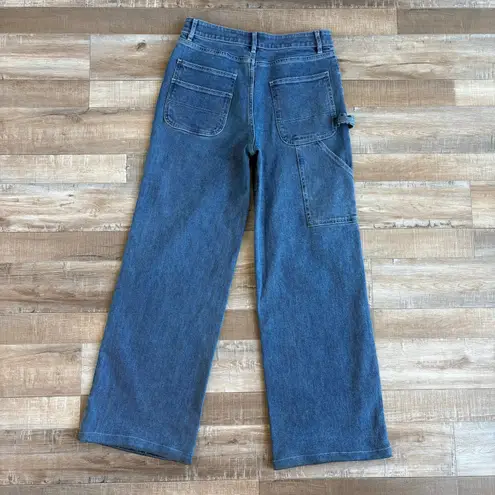 STAUD Painter Medium Wash Jeans Size 4 Blue