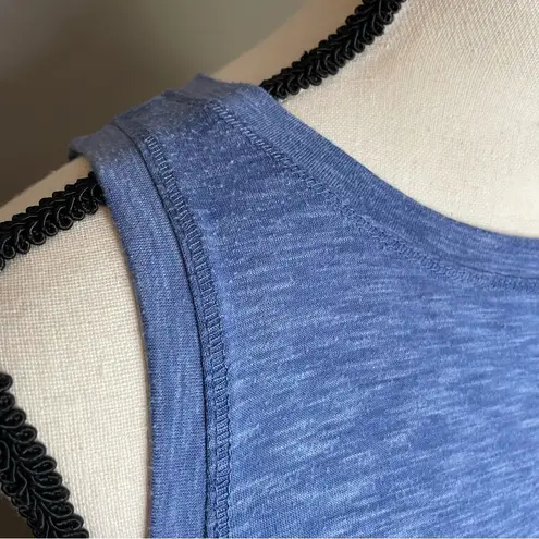 Balance Collection  Blue Sleeveless Activewear Workout Tank Top