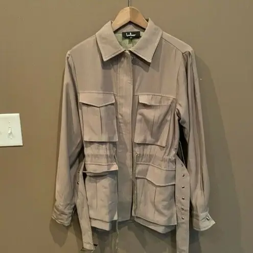 NWT Lulus Belted Utility Jacket Olive Green Size XS Green