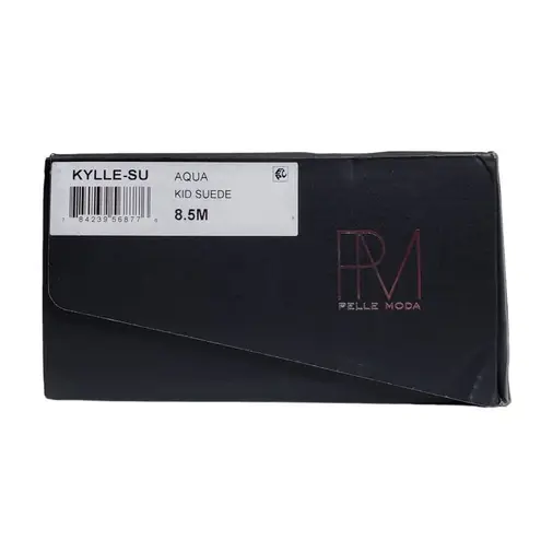 PELLE MODA Womens 8.5 Kylle Espadrille Suede Platform Wedge Sandal NEW Blue