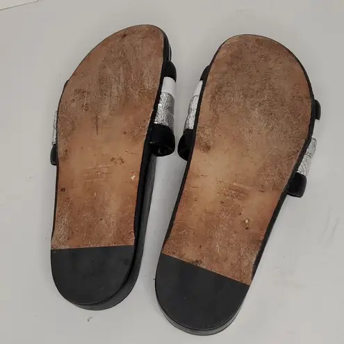 Isabel Marant ISABEL MARANTMetallic Leather Pool Slide 41