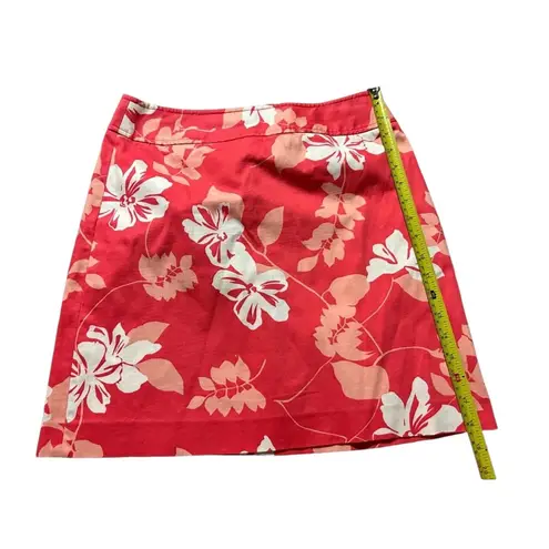 Rafaella Floral Knee Length A-line Women’s Skirt size 6