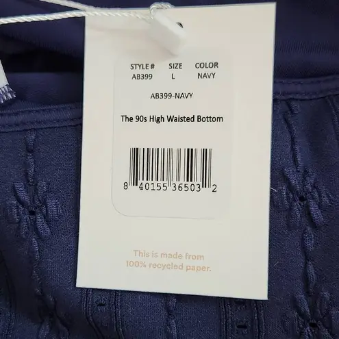 Navy Swim Bottom NWT Large Navy Andie Swim Bikini Bottom Navy Swimwear