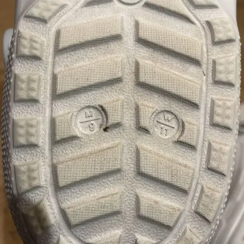 Crocs  Blue Classic Lined Clog Shoes Unisex M9 W11 Comfort Faux Fur