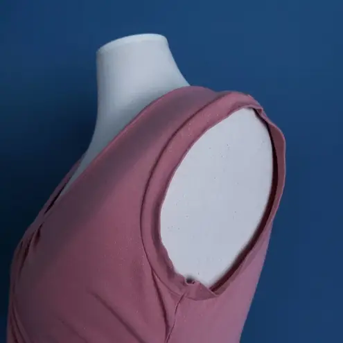 New York And Company V-Neck Ruched Shell