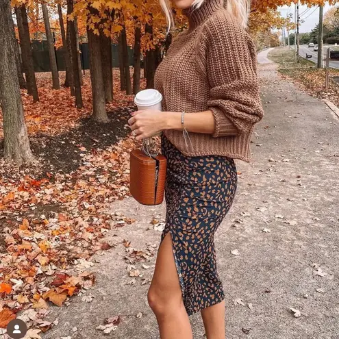 Lucy Paris  - Alina Animal Print Skirt - Size Large