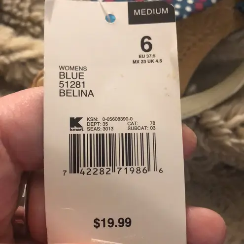 Selena Gomez NWT Dream Out Loud Flip Flops, size 6