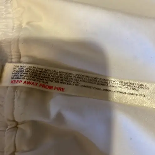 Free People FP Movement White Athletic Shorts Drawstring Waistband Small Y2K?