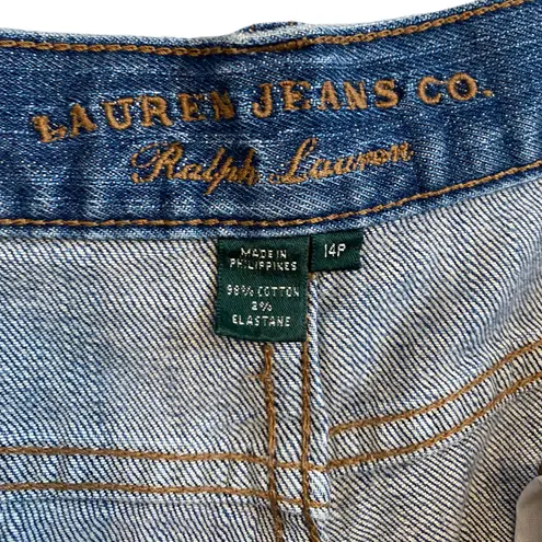 P&Co Vintage Lauren Jeans . Ralph Lauren Medium Wash High Rise Jean Shorts Size 14P