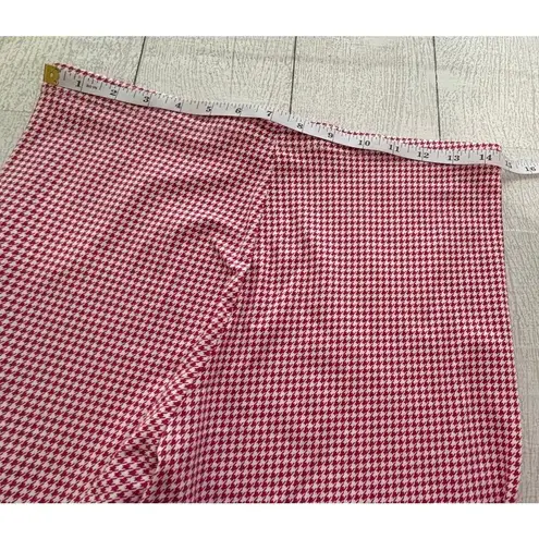 Wonder Nation Pink and White Houndstooth Leggings Size XL