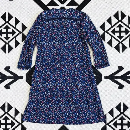 Comptoir des Cotonniers Veilhan Dress in Floral Navy Blue XS